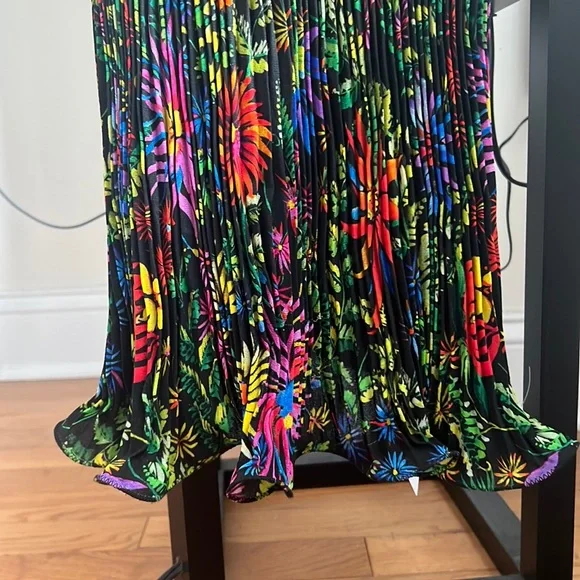 3.1 Phillip Lim floral colorful plisse dress - Picture 15 of 16